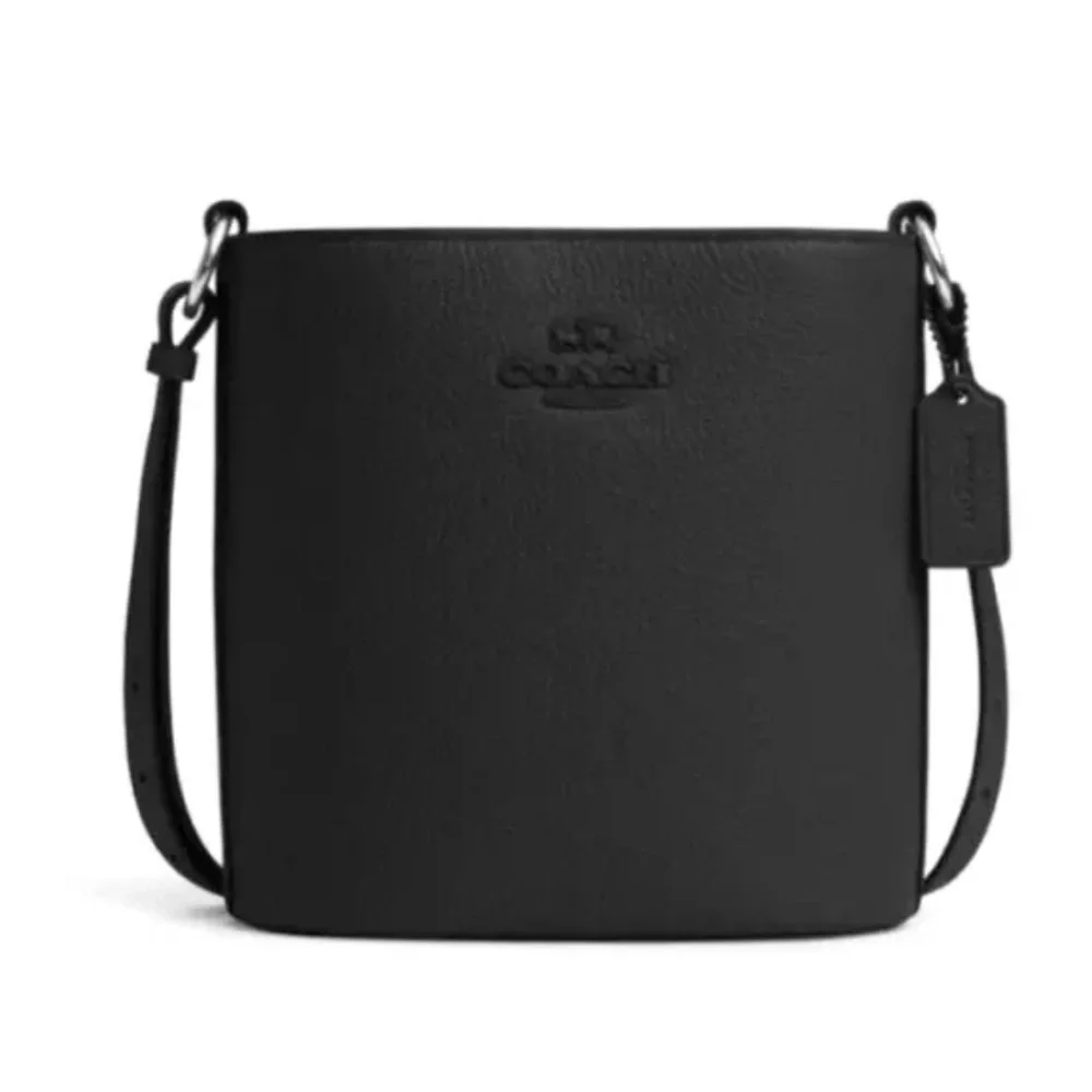 New Coach CR153 Sophie Bucket Bag Pebble Leather Black